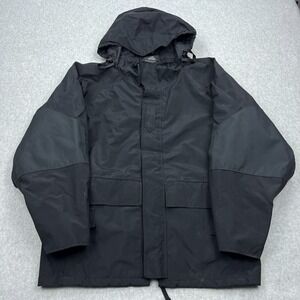 Rothco Coat Men's XL Black 2nd Generation ECWCS Parka Extreme Cold Hooded Zip Up